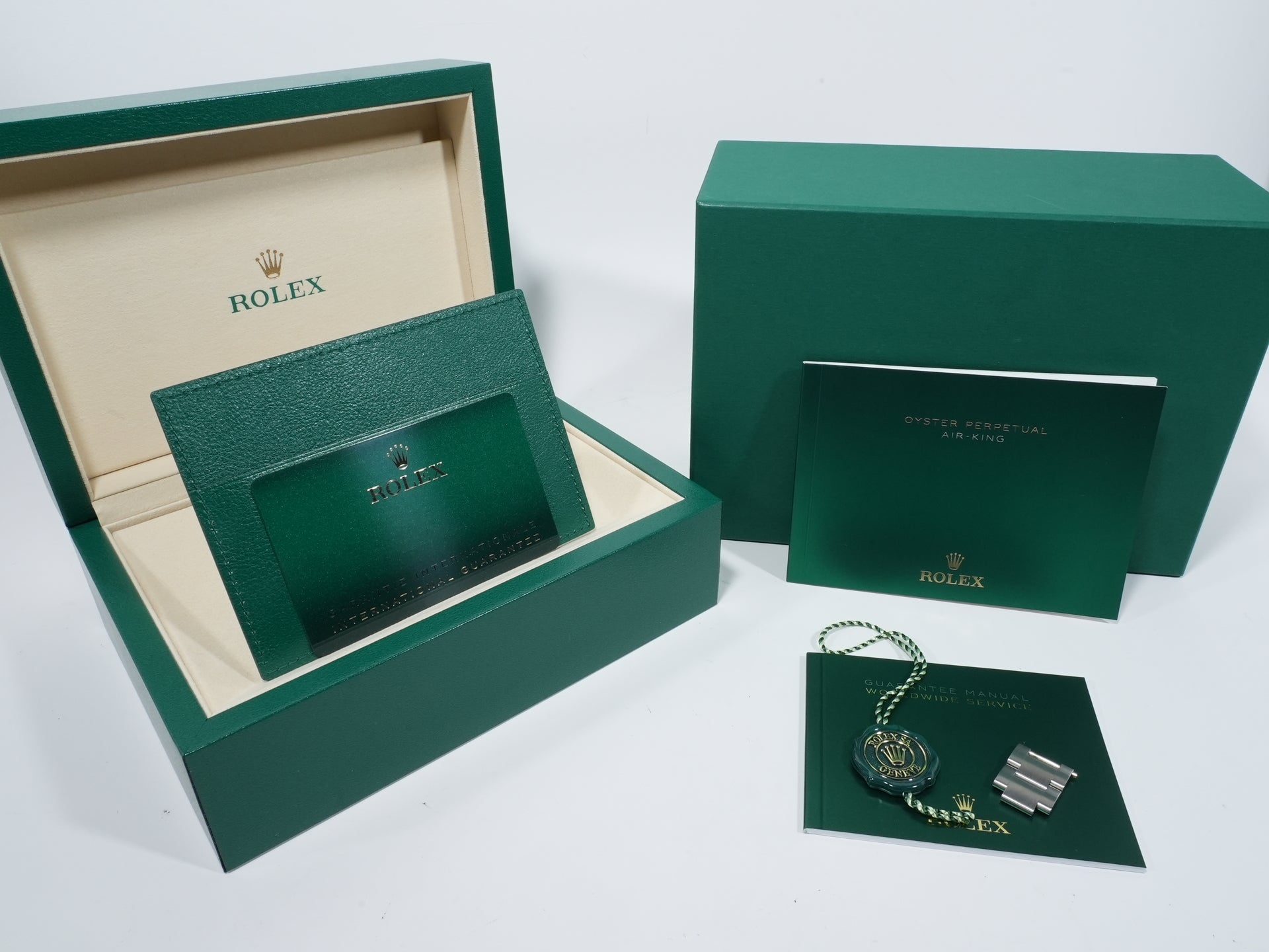 ロレックス エアキング Ref.126900 ステンレススチール ブラック文字盤 オイスターブレスレット 美品 3qhd5tkq