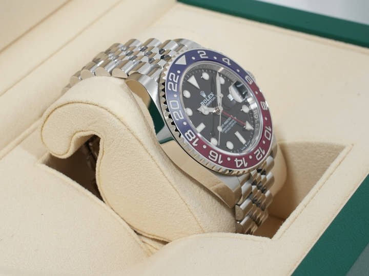 ロレックス GMTマスターII Ref.126710BLRO ステンレススチール ブラック文字盤 ジュビリーブレスレット 美品 uo3v4t3m