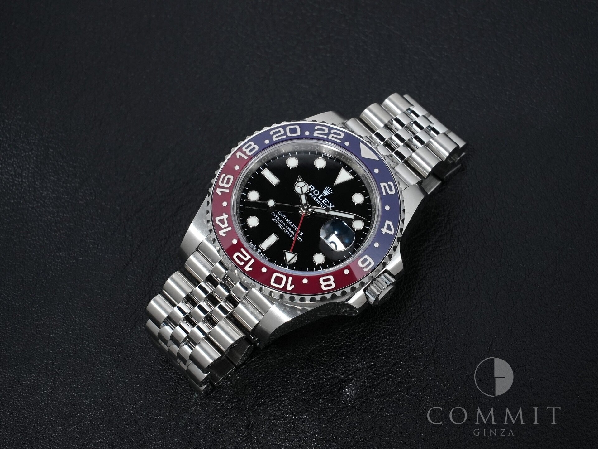 ロレックス GMTマスターII Ref.126710BLRO ステンレススチール ブラック文字盤 ジュビリーブレスレット 美品 uo3v4t3m