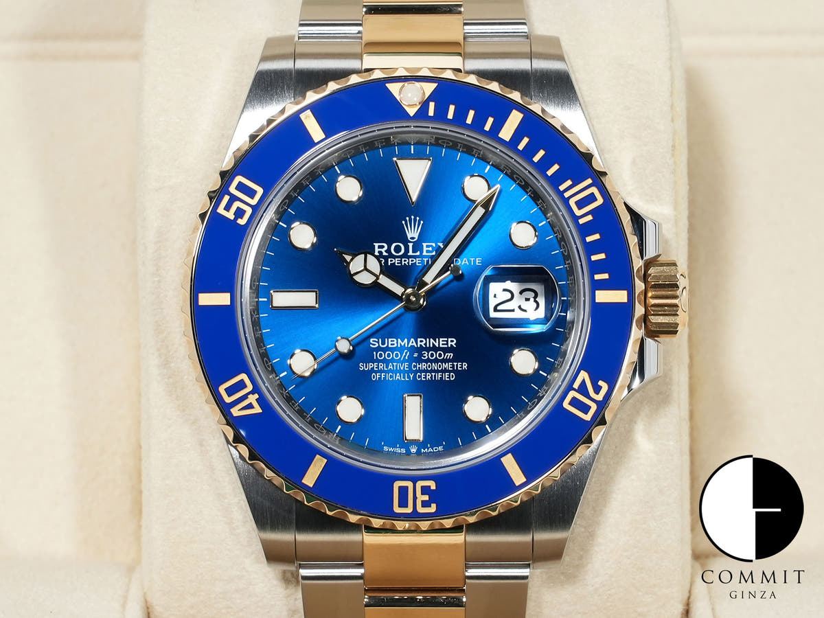 ロレックス サブマリーナー デイト Ref.126613LB ステンレススチール/イエローゴールド ブルー文字盤 美品 3ms4po5x