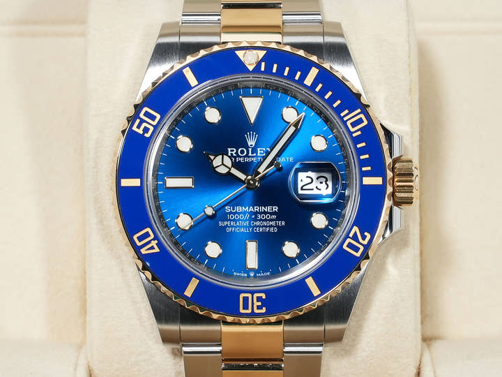 ロレックス サブマリーナー デイト Ref.126613LB ステンレススチール/イエローゴールド ブルー文字盤 美品 3ms4po5x