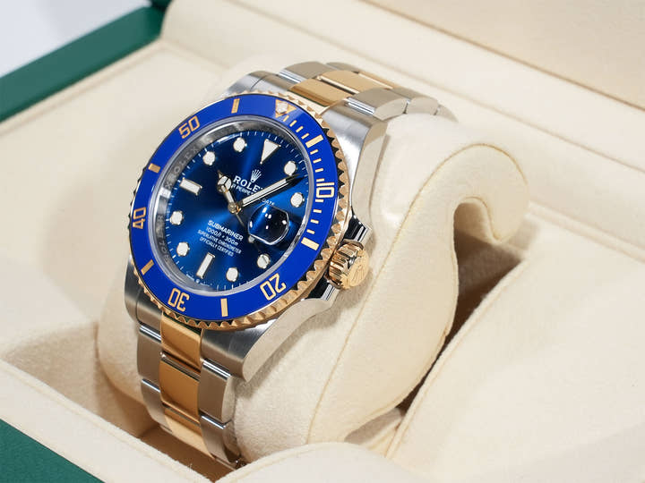 ロレックス サブマリーナー デイト Ref.126613LB ステンレススチール/イエローゴールド ブルー文字盤 美品 3ms4po5x
