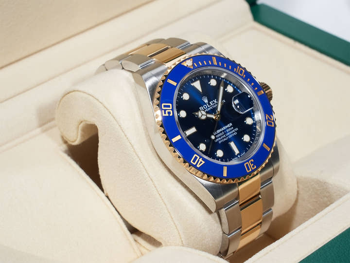 ロレックス サブマリーナー デイト Ref.126613LB ステンレススチール/イエローゴールド ブルー文字盤 美品 3ms4po5x