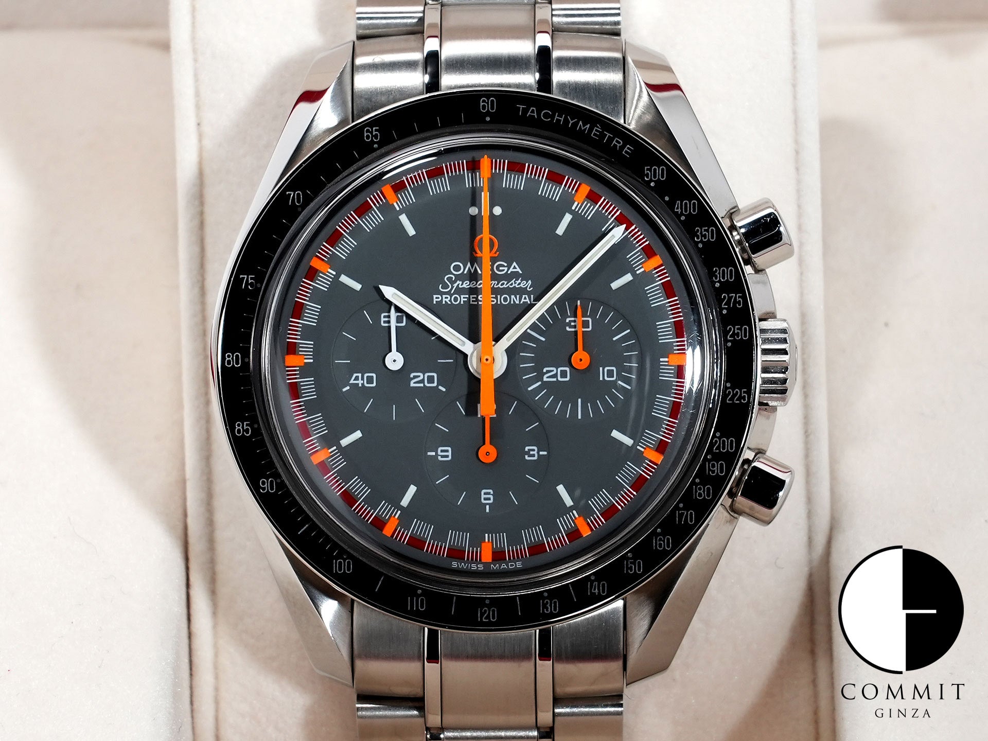 オメガ スピードマスター プロフェッショナル レーシング Ref.3570.40 ステンレススチール グレー文字盤 美中古 kp79bkpt