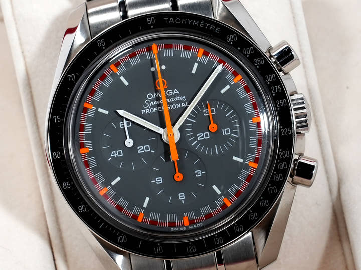 オメガ スピードマスター プロフェッショナル レーシング Ref.3570.40 ステンレススチール グレー文字盤 美中古 kp79bkpt