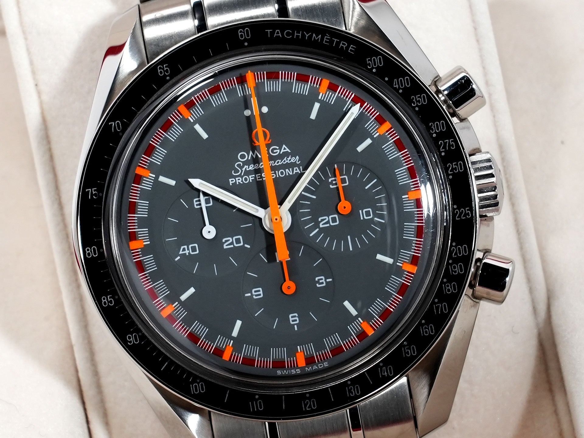 オメガ スピードマスター プロフェッショナル レーシング Ref.3570.40 ステンレススチール グレー文字盤 美中古 kp79bkpt
