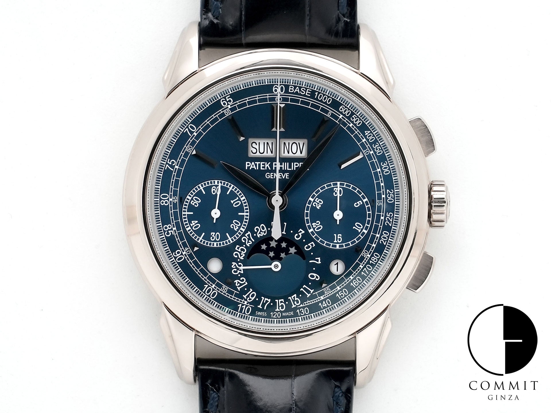 パテックフィリップ パーペチュアルカレンダー クロノグラフ Ref.5270G-019 ホワイトゴールド ブルー文字盤 美中古 q8ypnmdn