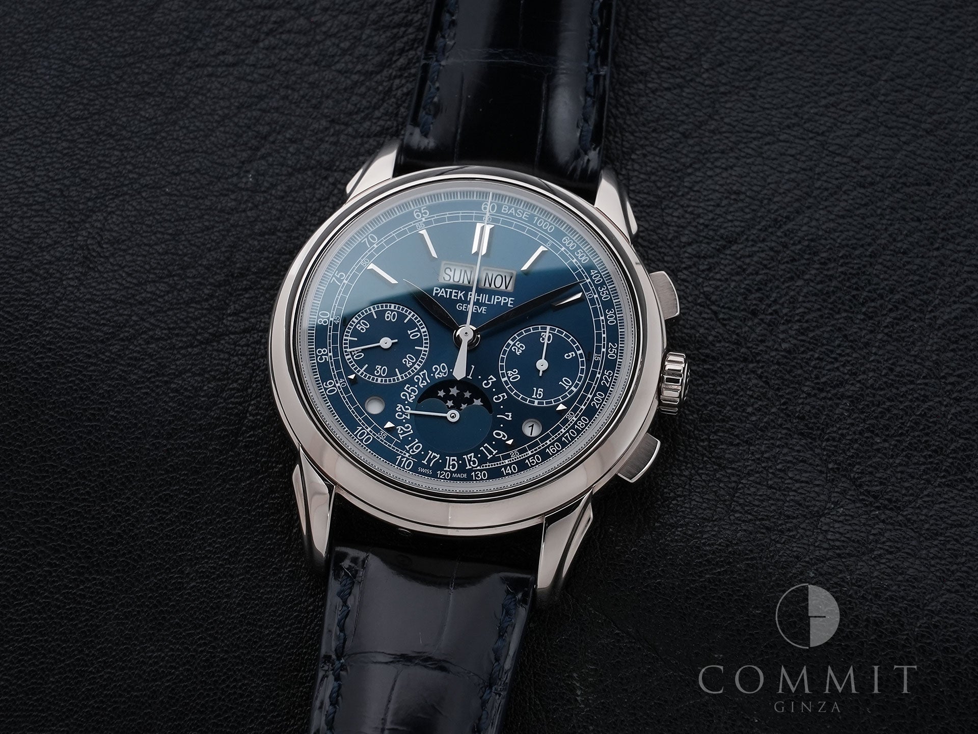 パテックフィリップ パーペチュアルカレンダー クロノグラフ Ref.5270G-019 ホワイトゴールド ブルー文字盤 美中古 q8ypnmdn