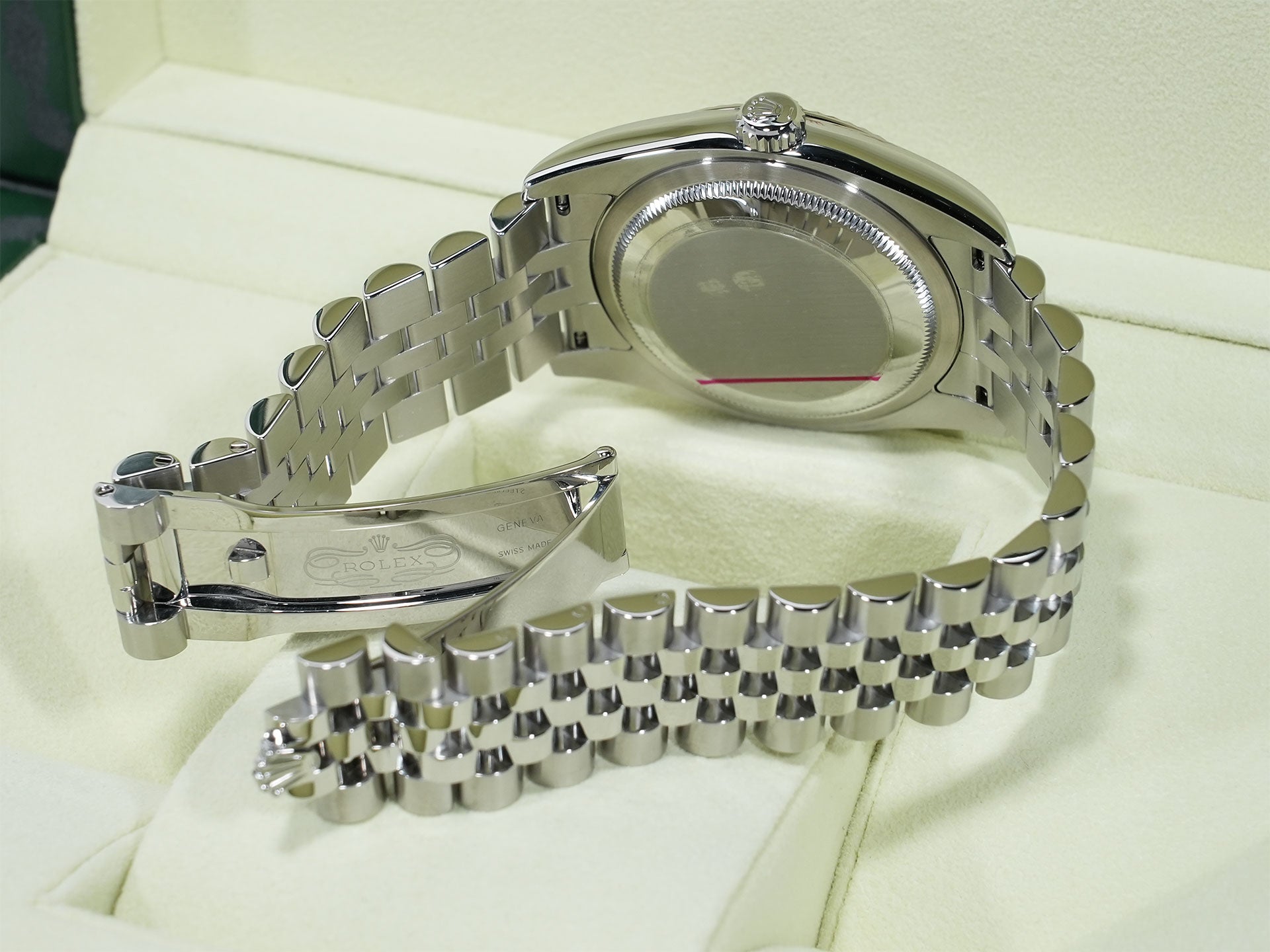 ロレックス デイトジャスト36 Ref.116234NG ステンレススチール/ホワイトゴールド ブラックシェル文字盤 ジュビリーブレスレット 美中古 f88smgd4