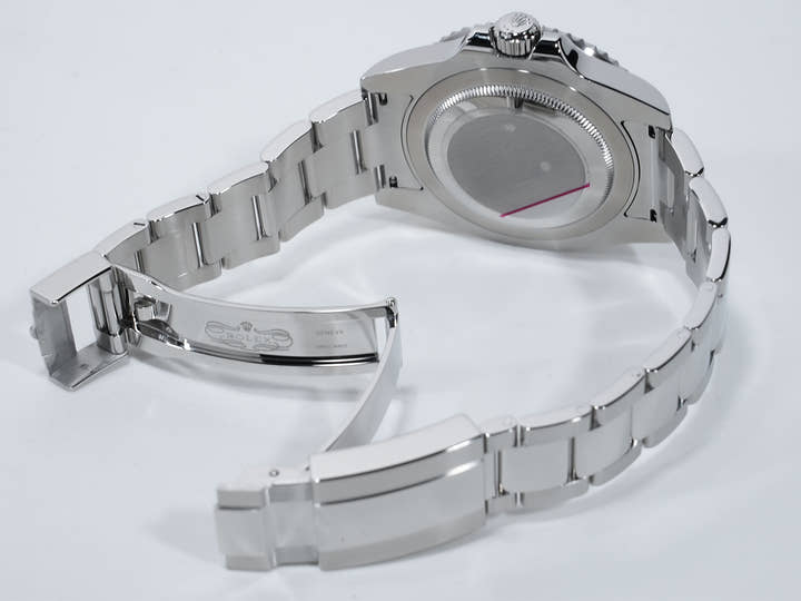 ロレックス GMTマスターII Ref.116710BLNR ステンレススチール ブラック文字盤 オイスターブレスレット 美中古 hyuq59dh