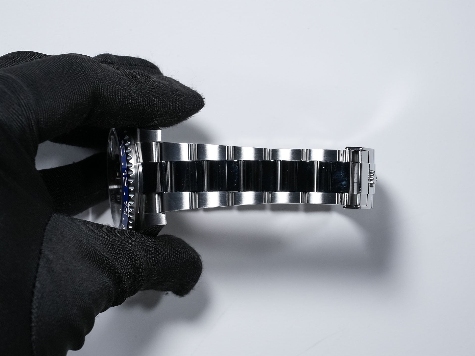 ロレックス GMTマスターII Ref.116710BLNR ステンレススチール ブラック文字盤 オイスターブレスレット 美中古 hyuq59dh