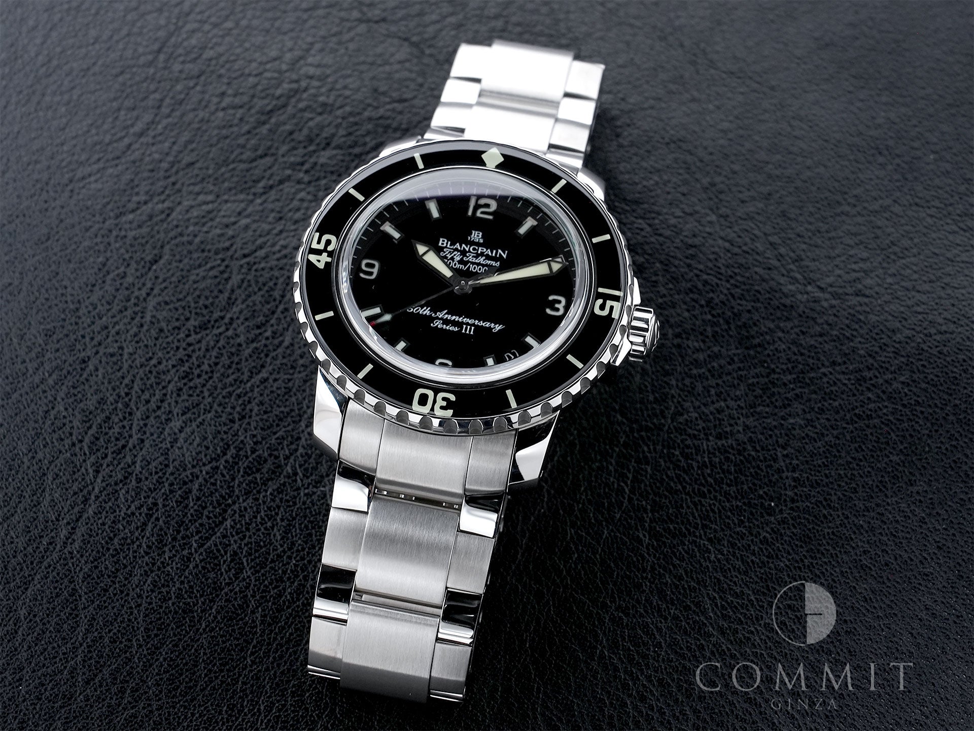 ブランパン フィフティ ファゾムス 50th Ref.2200A-1130-71 ステンレススチール ブラック文字盤 中古 wde5so3j