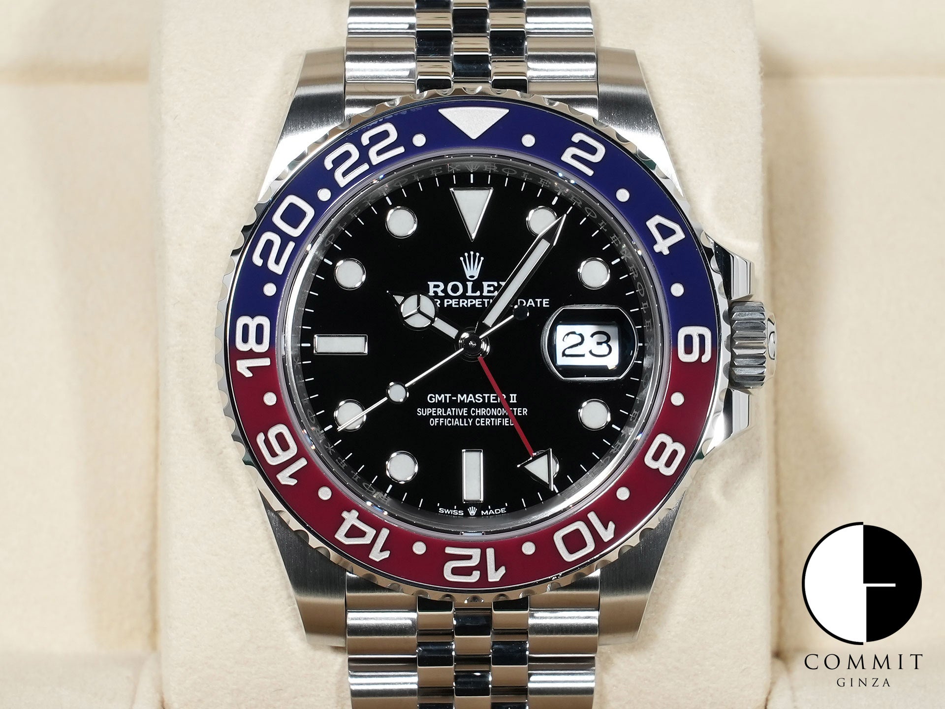 ロレックス GMTマスターII Ref.126710BLRO ステンレススチール ブラック文字盤 ジュビリーブレスレット 中古 75msfc9v