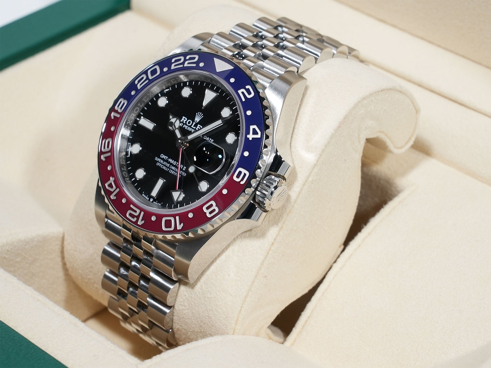 ロレックス GMTマスターII Ref.126710BLRO ステンレススチール ブラック文字盤 ジュビリーブレスレット 中古 75msfc9v