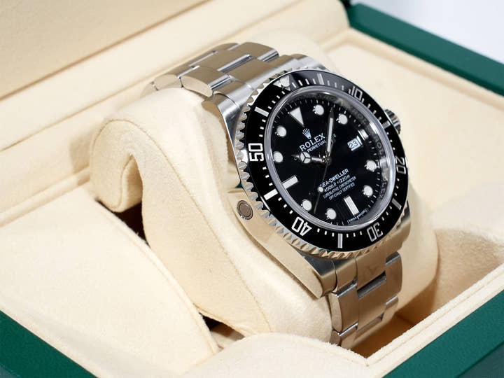 ロレックス シードゥエラー 4000 Ref.116600 ステンレススチール ブラック文字盤 中古 9rewniug