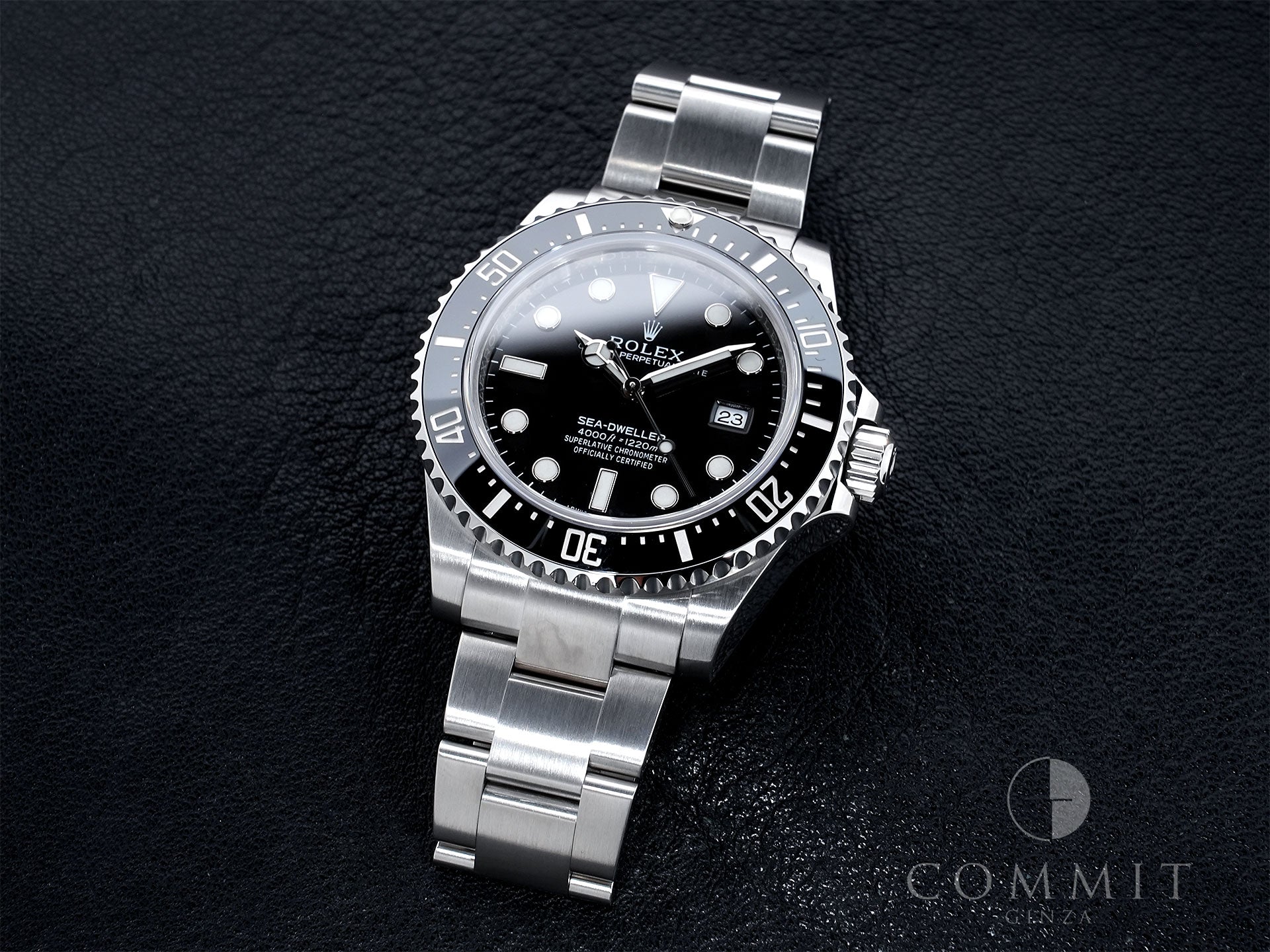 ロレックス シードゥエラー 4000 Ref.116600 ステンレススチール ブラック文字盤 中古 9rewniug