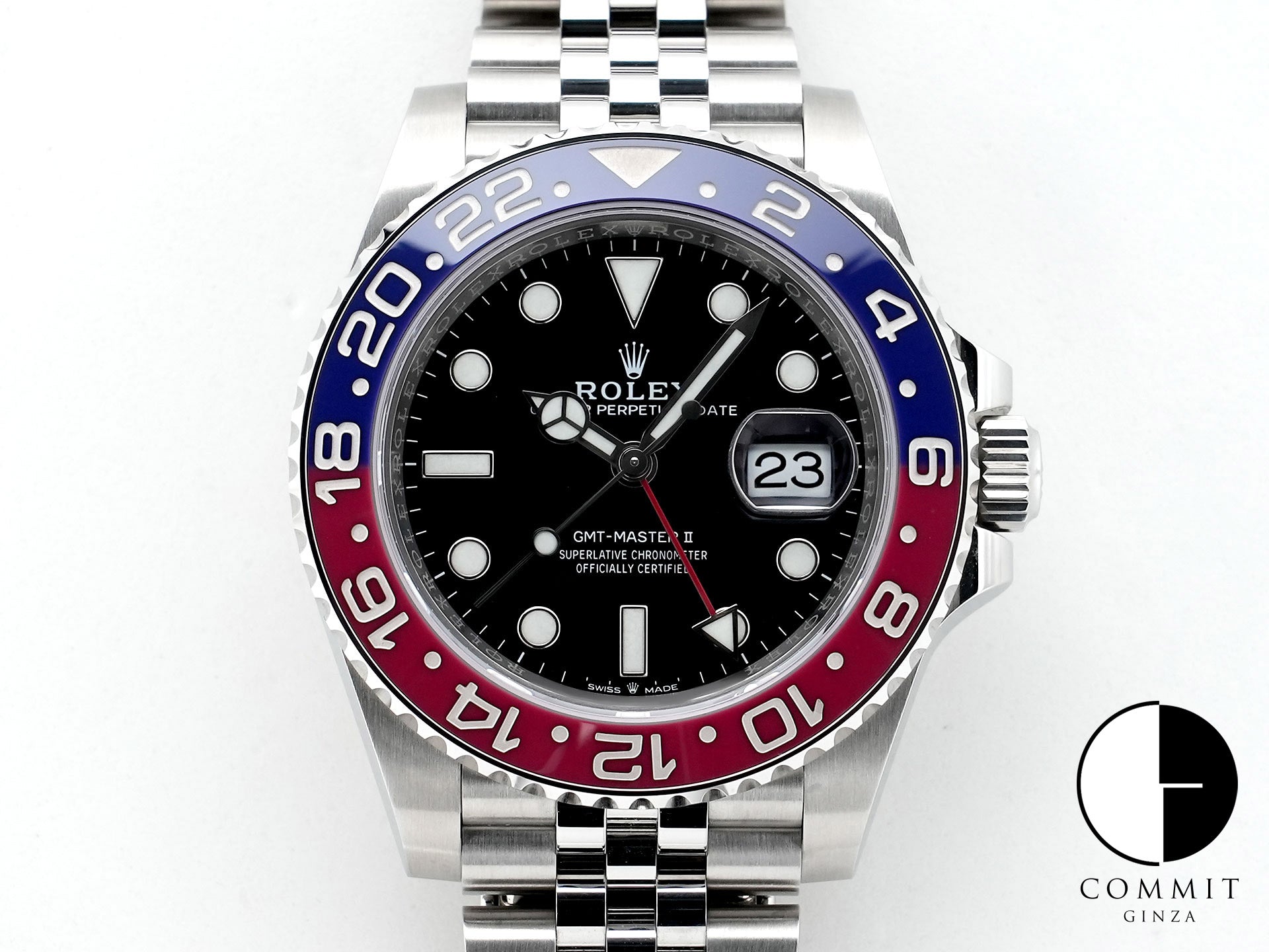 ロレックス GMTマスターII Ref.126710BLRO ステンレススチール ブラック文字盤 ジュビリーブレスレット 中古 oje9evs6