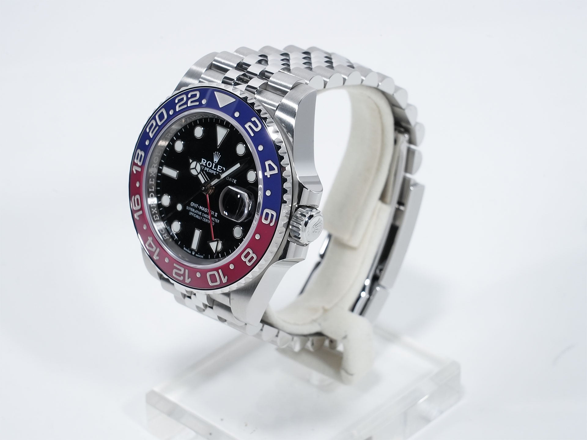 ロレックス GMTマスターII Ref.126710BLRO ステンレススチール ブラック文字盤 ジュビリーブレスレット 中古 oje9evs6
