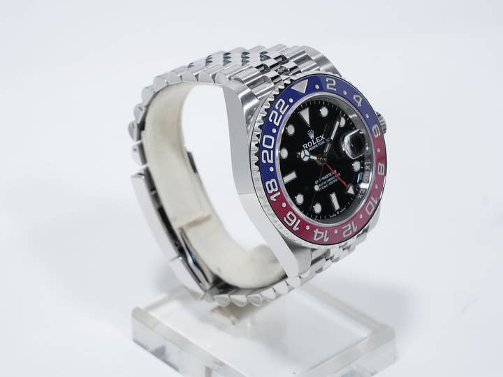 ロレックス GMTマスターII Ref.126710BLRO ステンレススチール ブラック文字盤 ジュビリーブレスレット 中古 oje9evs6