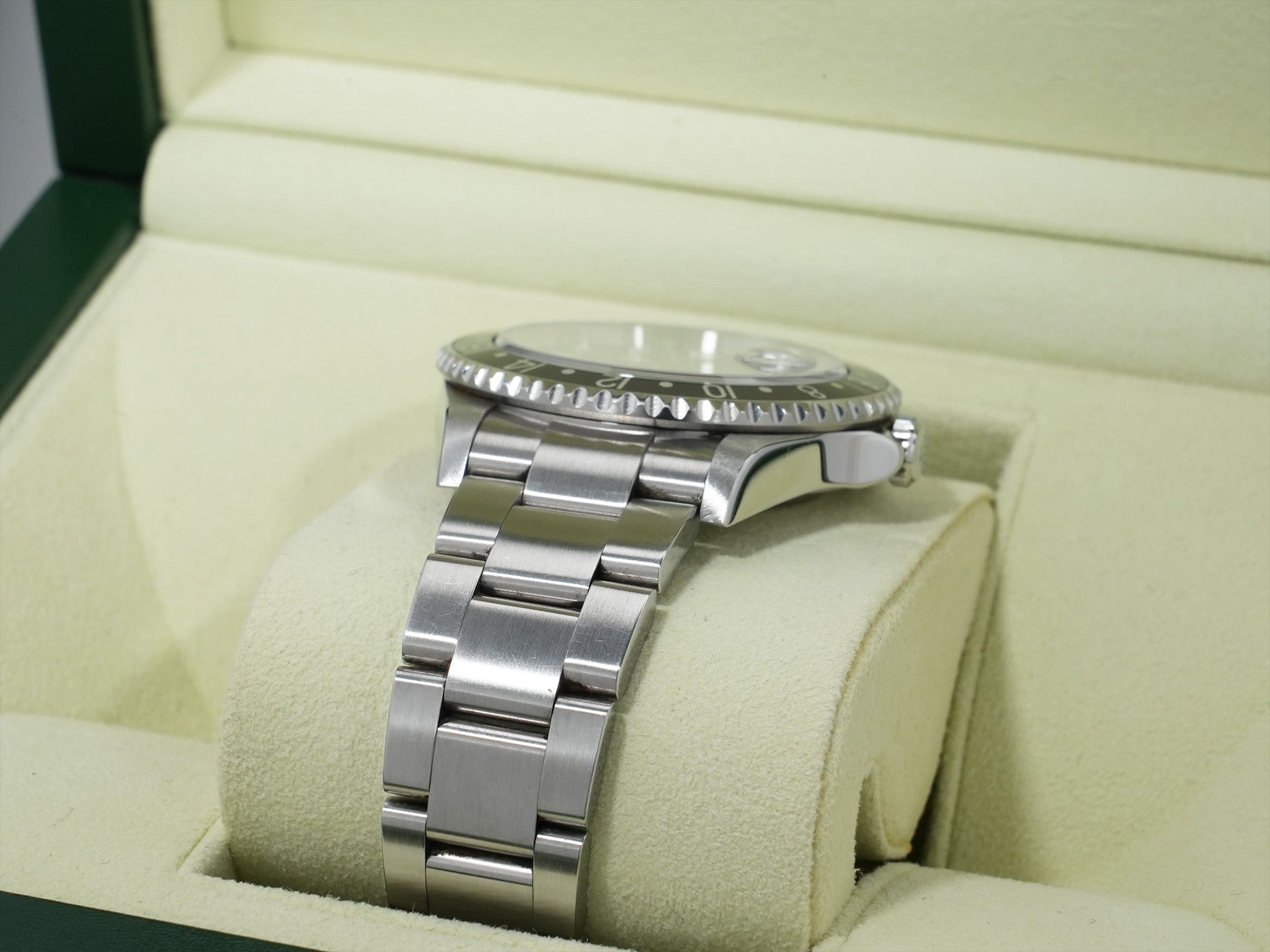 ロレックス GMTマスターII Ref.16710 ステンレススチール ブラック文字盤 オイスターブレスレット 美中古 rvv4r8o7