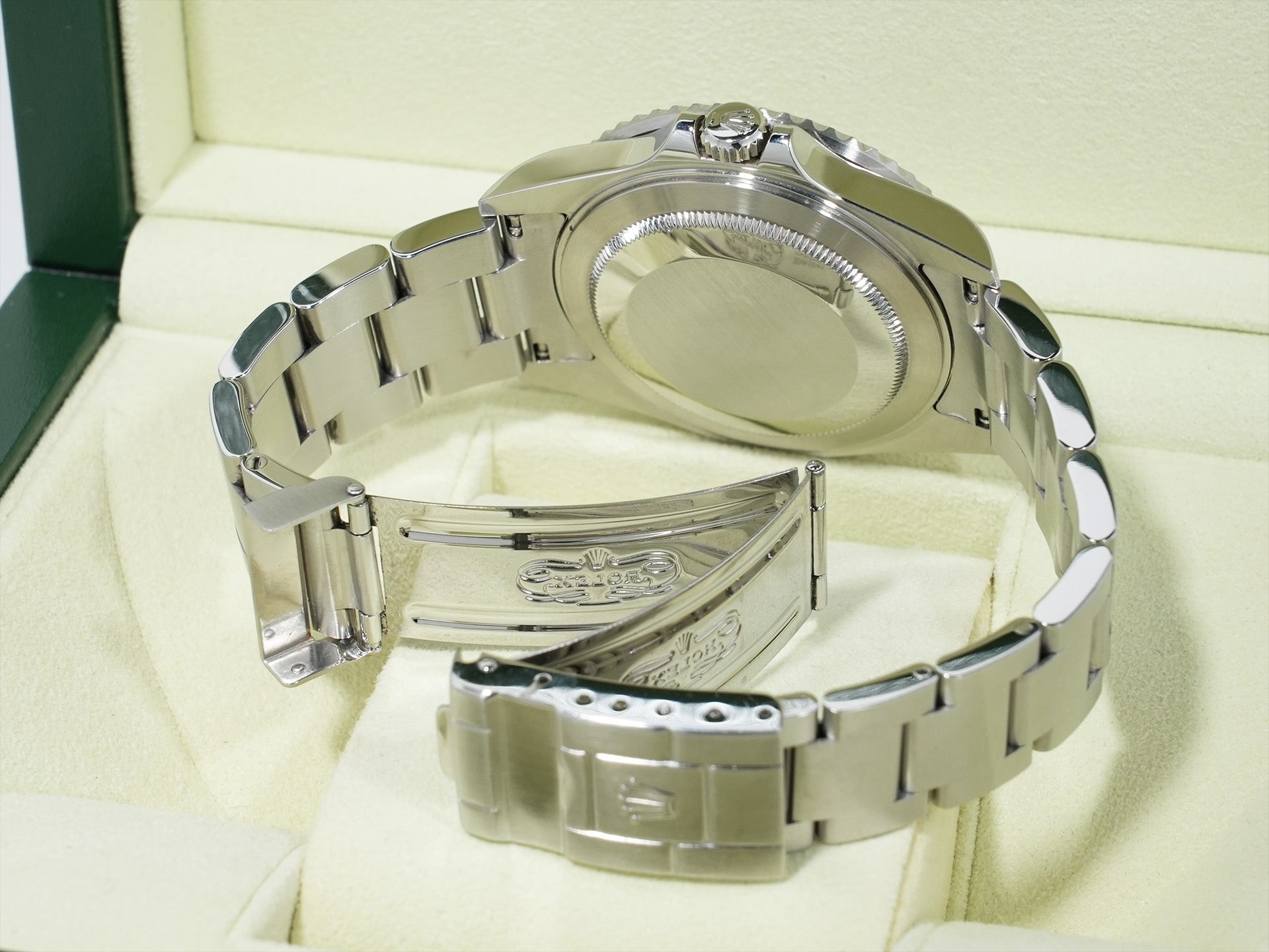 ロレックス GMTマスターII Ref.16710 ステンレススチール ブラック文字盤 オイスターブレスレット 美中古 rvv4r8o7