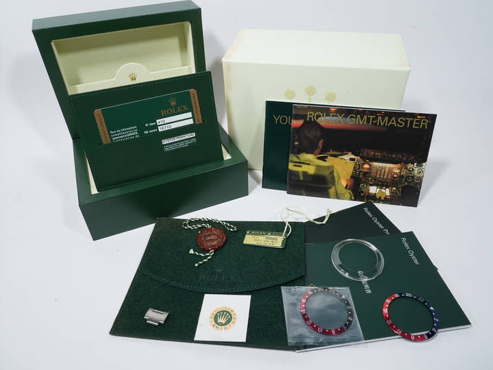 ロレックス GMTマスターII Ref.16710 ステンレススチール ブラック文字盤 オイスターブレスレット 美中古 rvv4r8o7