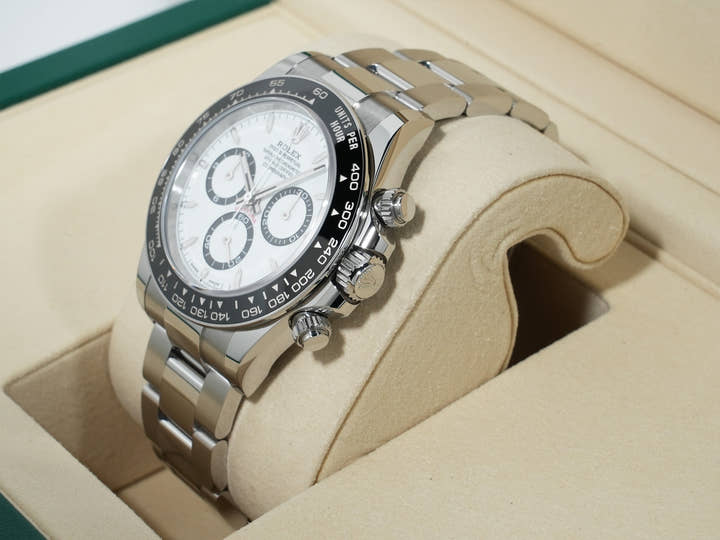 ロレックス デイトナ Ref.126500LN ステンレススチール ホワイト文字盤 美品 a4ejzes9