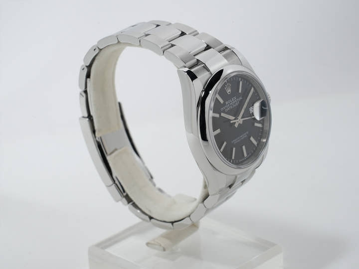 ロレックス デイトジャスト36 Ref.126200 ステンレススチール ブラック文字盤 オイスターブレスレット 美品 sf3jw2eo
