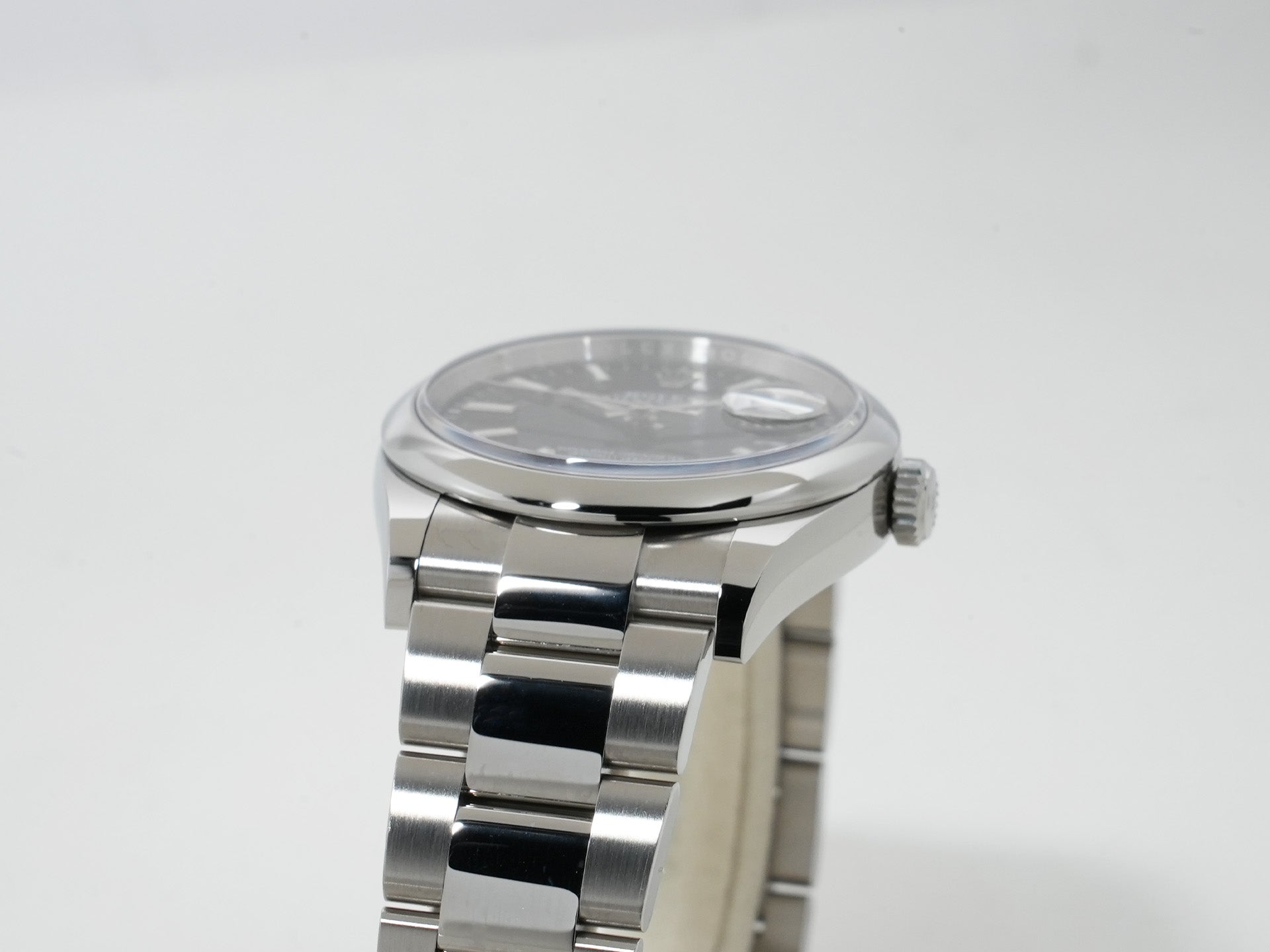 ロレックス デイトジャスト36 Ref.126200 ステンレススチール ブラック文字盤 オイスターブレスレット 美品 sf3jw2eo