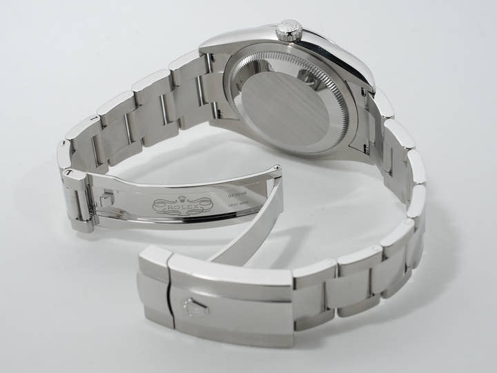 ロレックス デイトジャスト36 Ref.126200 ステンレススチール ブラック文字盤 オイスターブレスレット 美品 sf3jw2eo