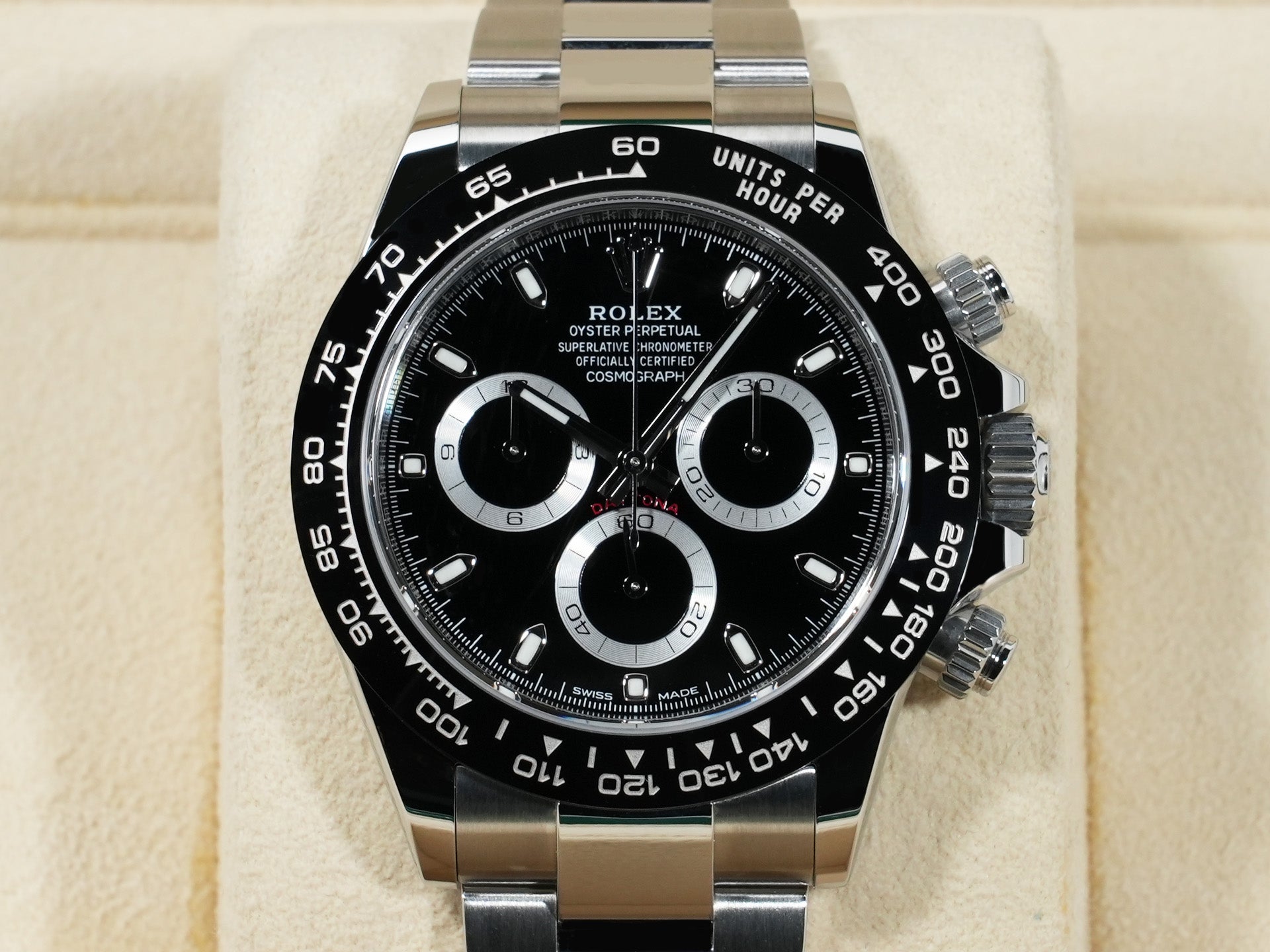 ロレックス デイトナ Ref.116500LN ステンレススチール ブラック文字盤 極美品 fauf5btq