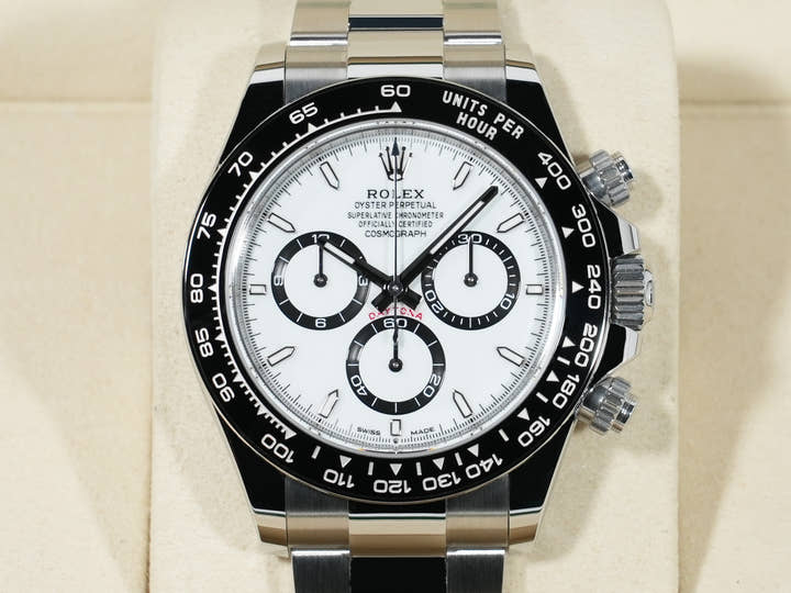 ロレックス デイトナ Ref.126500LN ステンレススチール ホワイト文字盤 極美品 gi8kg8un