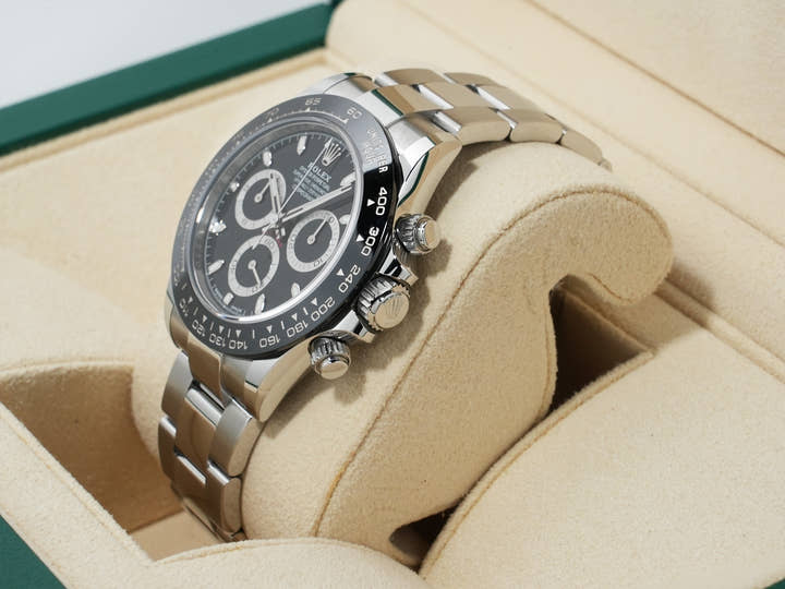 ロレックス デイトナ Ref.116500LN ステンレススチール ブラック文字盤 極美品 fauf5btq