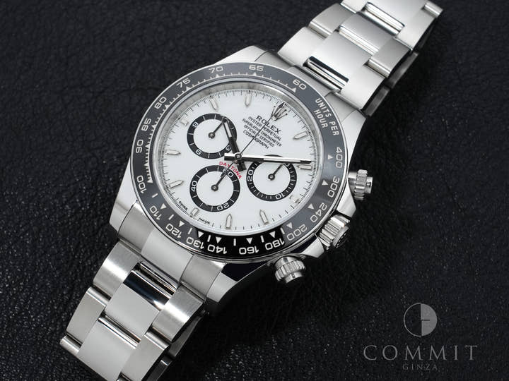ロレックス デイトナ Ref.126500LN ステンレススチール ホワイト文字盤 極美品 gi8kg8un
