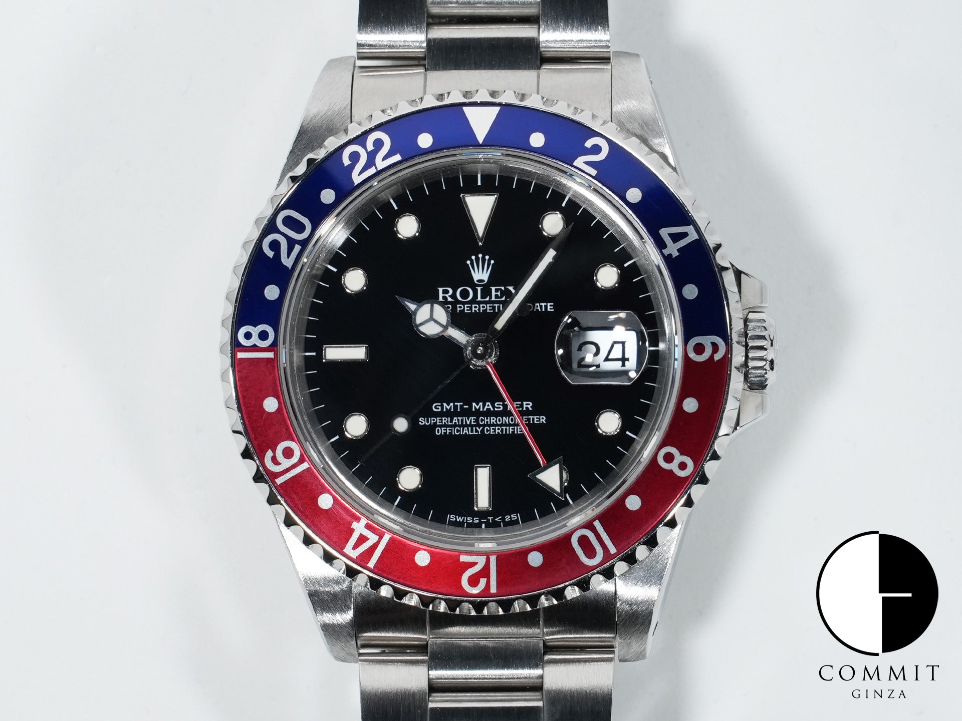 ロレックス GMTマスター Ref.16700 ステンレススチール ブラック文字盤 オイスターブレスレット 中古 po8h6g46