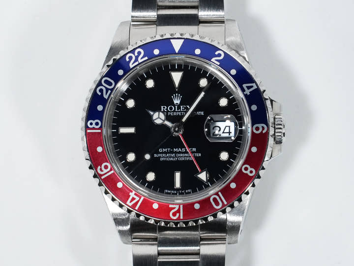 ロレックス GMTマスター Ref.16700 ステンレススチール ブラック文字盤 オイスターブレスレット 中古 po8h6g46