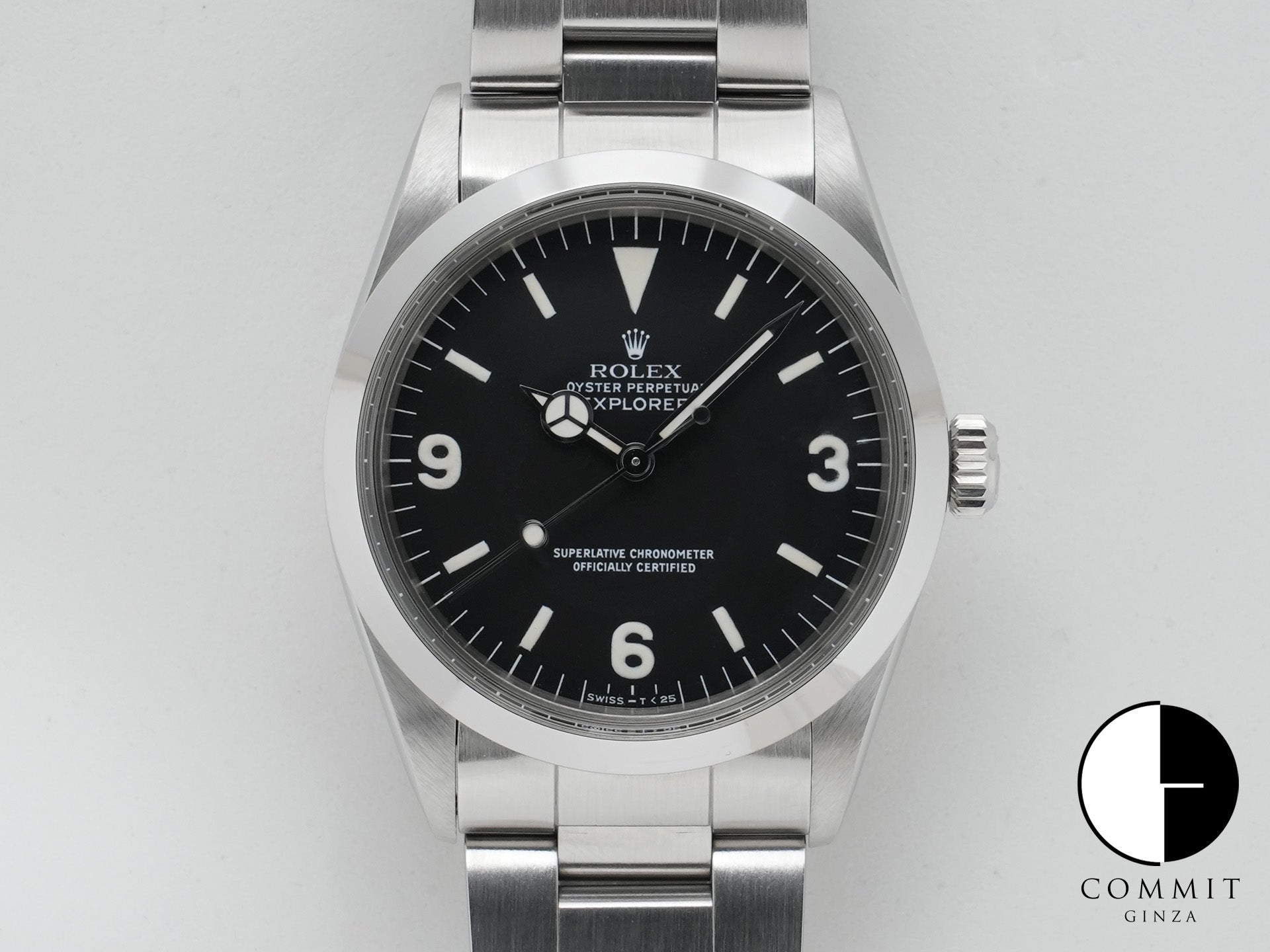 ロレックス エクスプローラーI Ref.1016 ステンレススチール ブラック文字盤 中古 tv8cfnfk