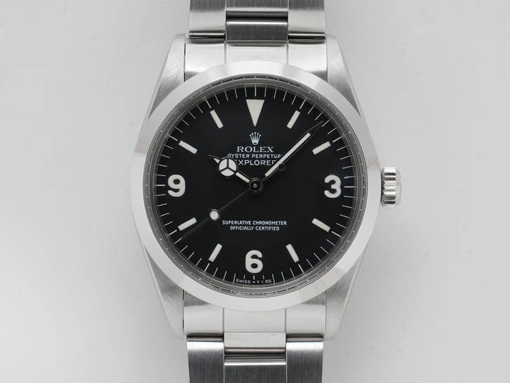 ロレックス エクスプローラーI Ref.1016 ステンレススチール ブラック文字盤 中古 tv8cfnfk