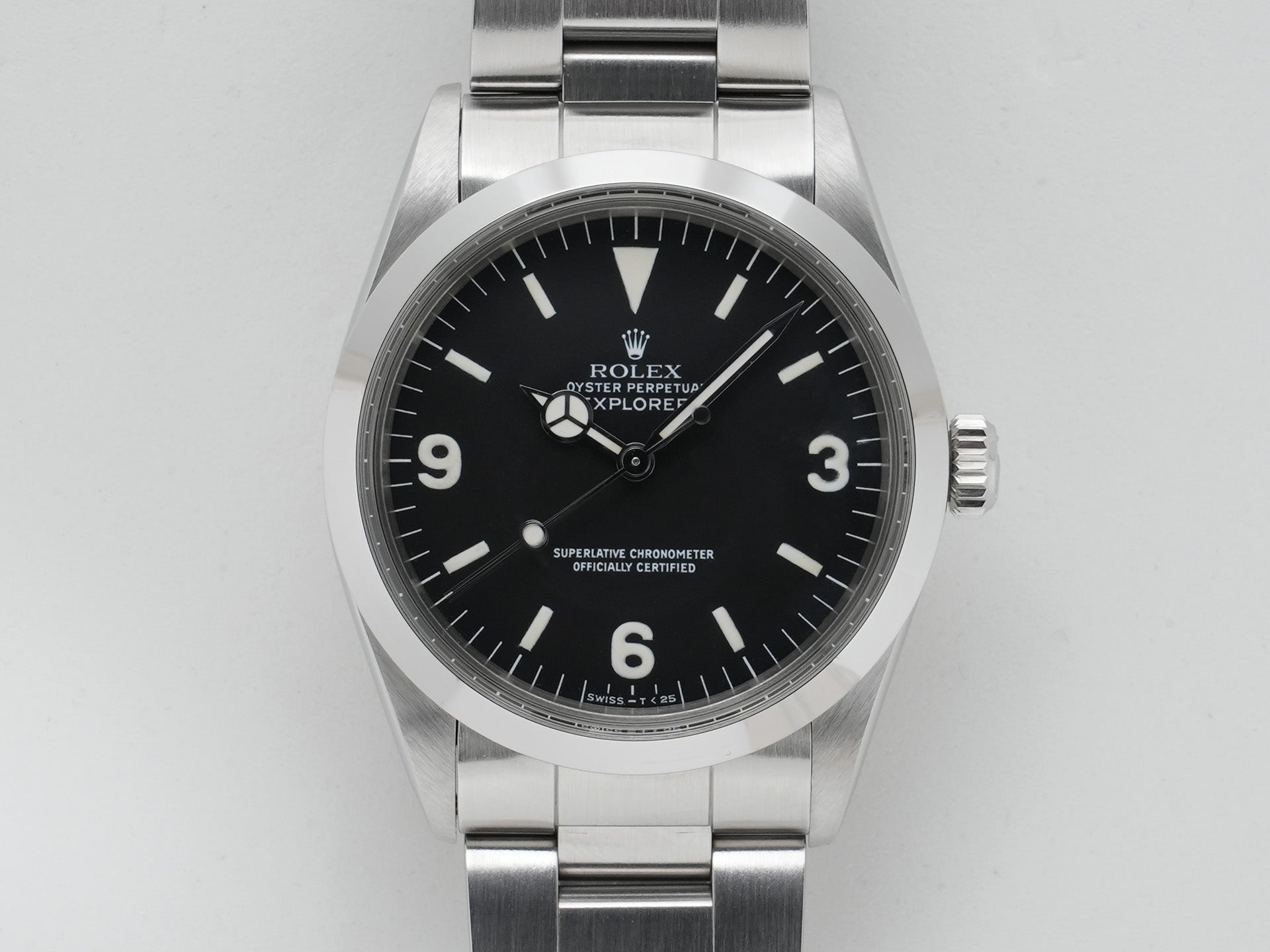 ロレックス エクスプローラーI Ref.1016 ステンレススチール ブラック文字盤 中古 tv8cfnfk