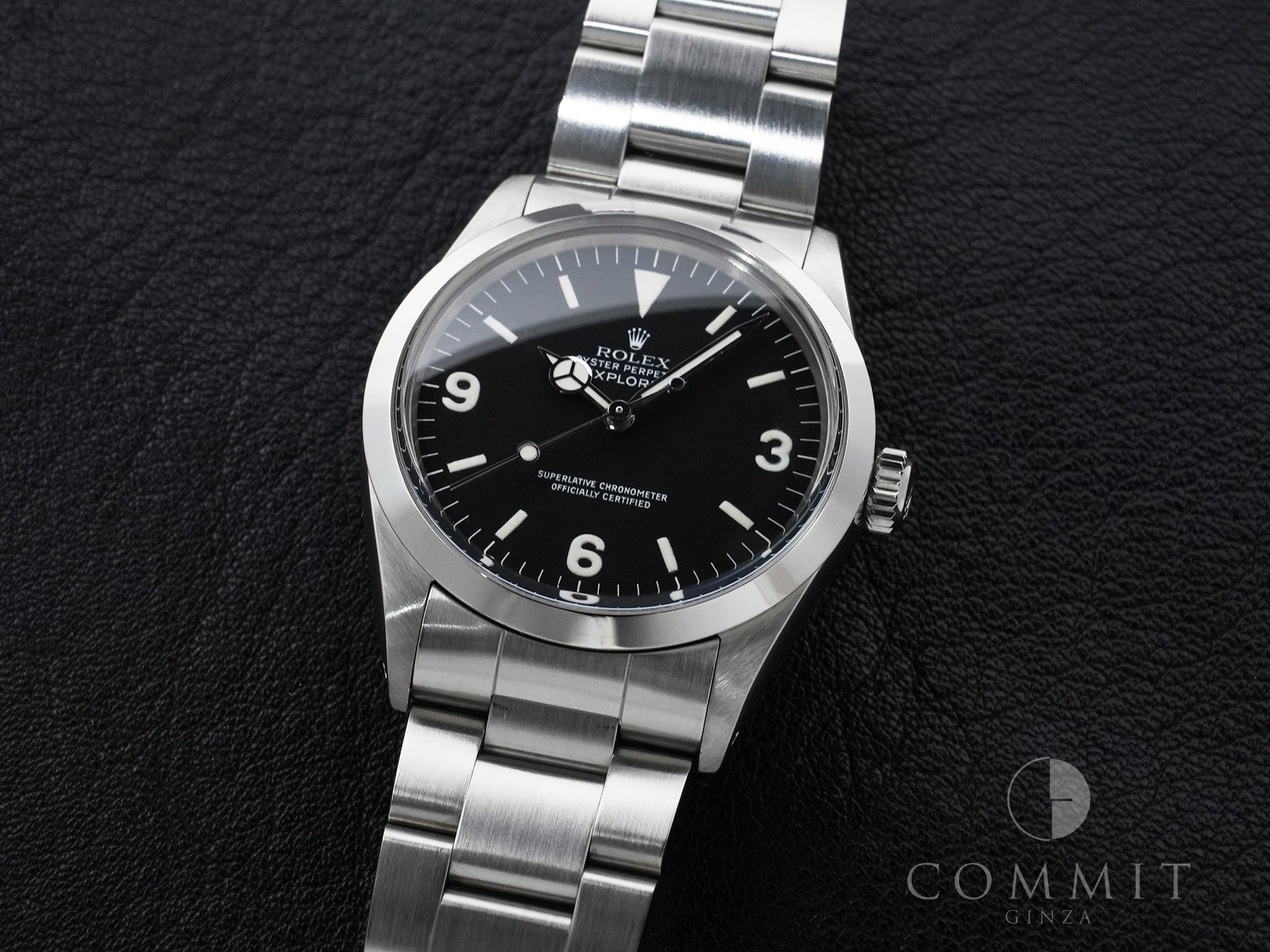 ロレックス エクスプローラーI Ref.1016 ステンレススチール ブラック文字盤 中古 tv8cfnfk