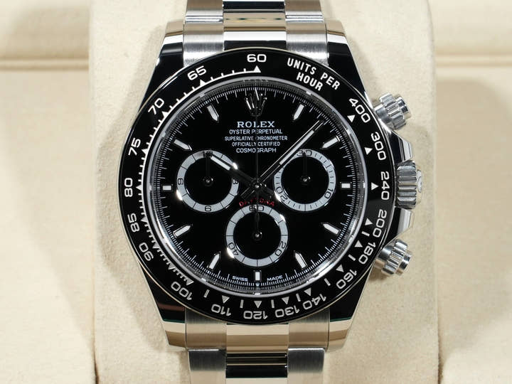 ロレックス デイトナ Ref.126500LN ステンレススチール ブラック文字盤 未使用 fk55ttvm