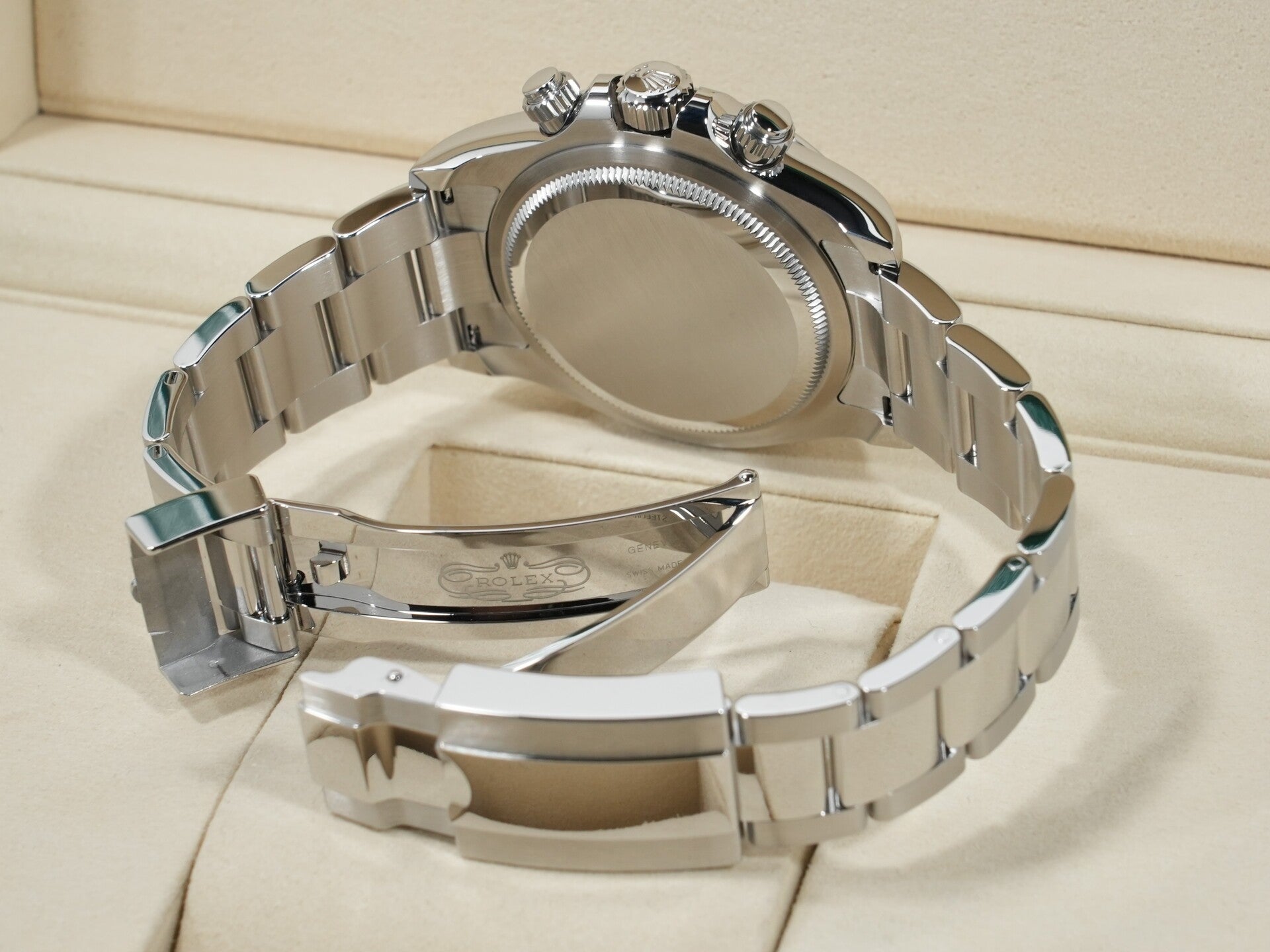 ロレックス デイトナ Ref.126500LN ステンレススチール ブラック文字盤 未使用 fk55ttvm