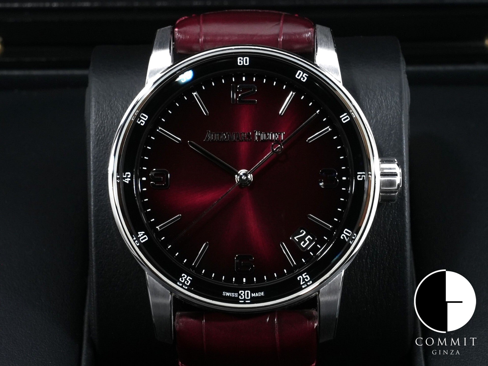 オーデマピゲ CODE 11.59 バイ オーデマ ピゲ Ref.15210BC.OO.A068CR.01 ホワイトゴールド スモークバーガンディラッカー文字盤 美品 bafgx8e5