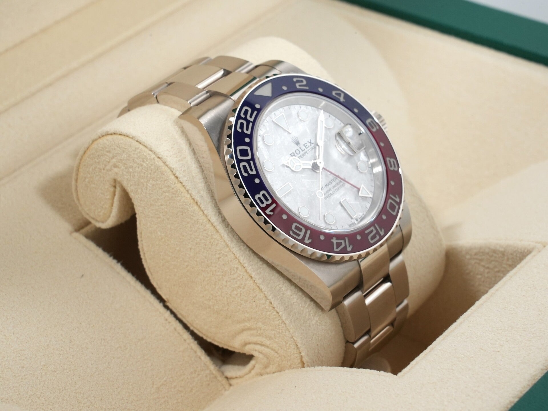 ロレックス GMTマスターII Ref.126719BLRO ホワイトゴールド メテオライト文字盤 オイスターブレスレット 中古 k3da2cjh