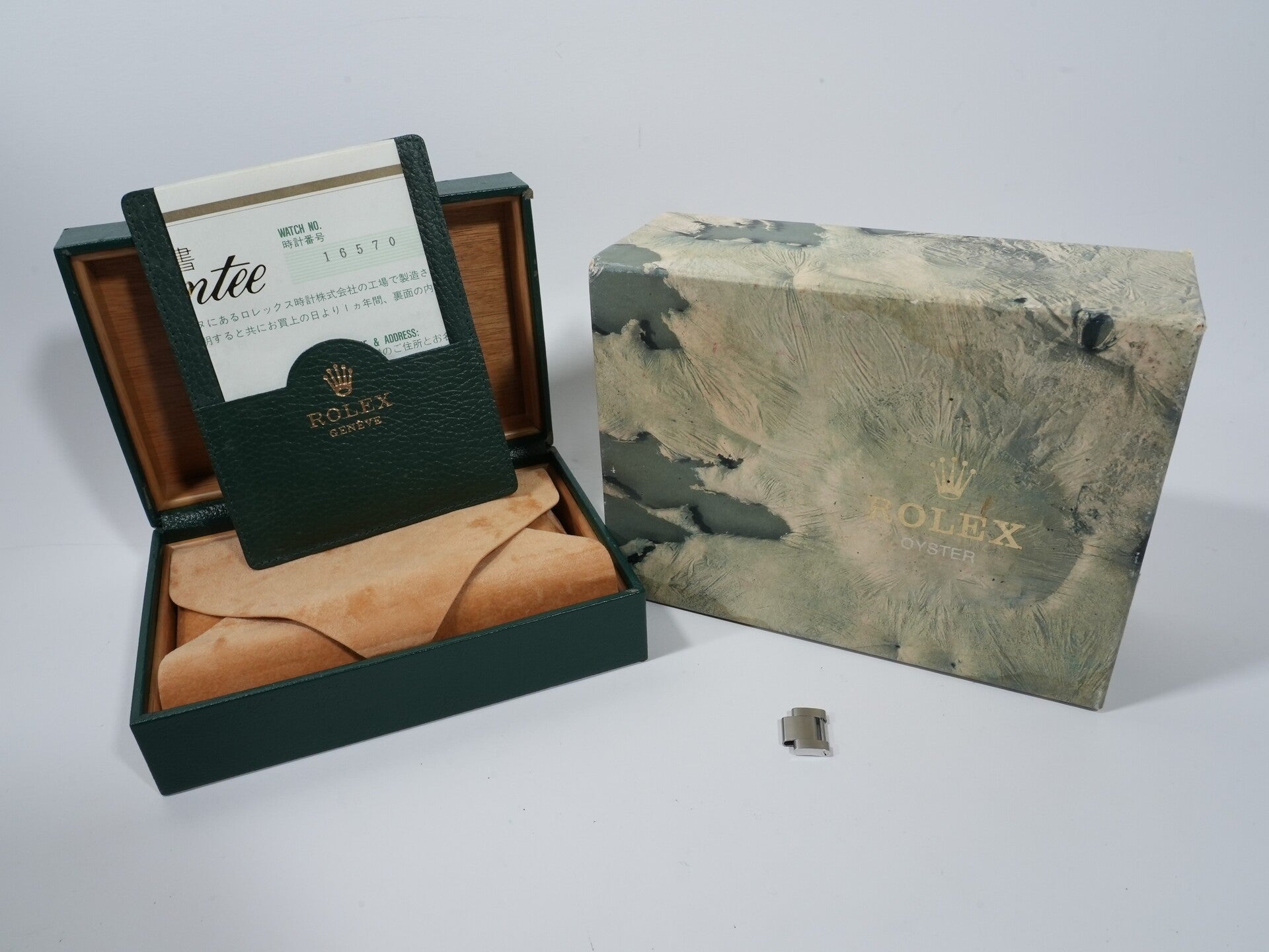 ロレックス エクスプローラーII Ref.16570 ステンレススチール ホワイト文字盤 オイスターブレスレット 中古 4a8ej2vv