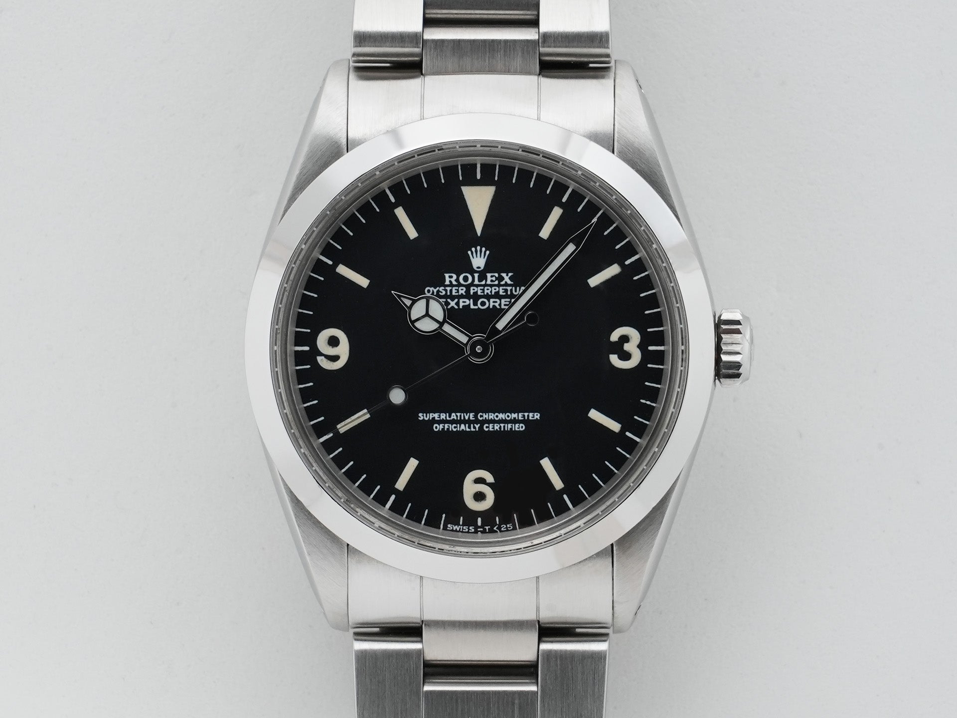 ロレックス エクスプローラーI Ref.1016 ステンレススチール ブラック文字盤 中古 as8kr9fg