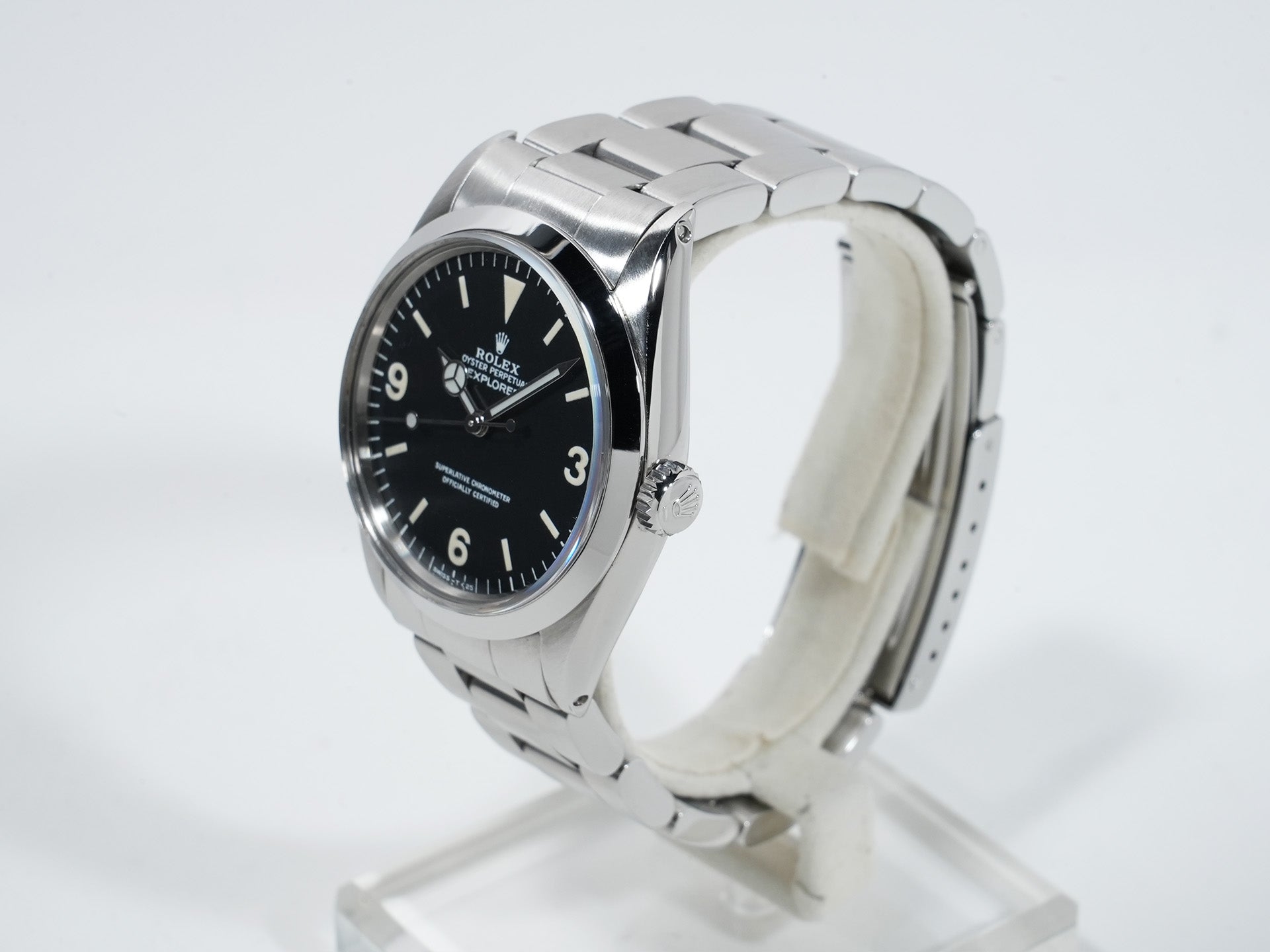 ロレックス エクスプローラーI Ref.1016 ステンレススチール ブラック文字盤 中古 as8kr9fg