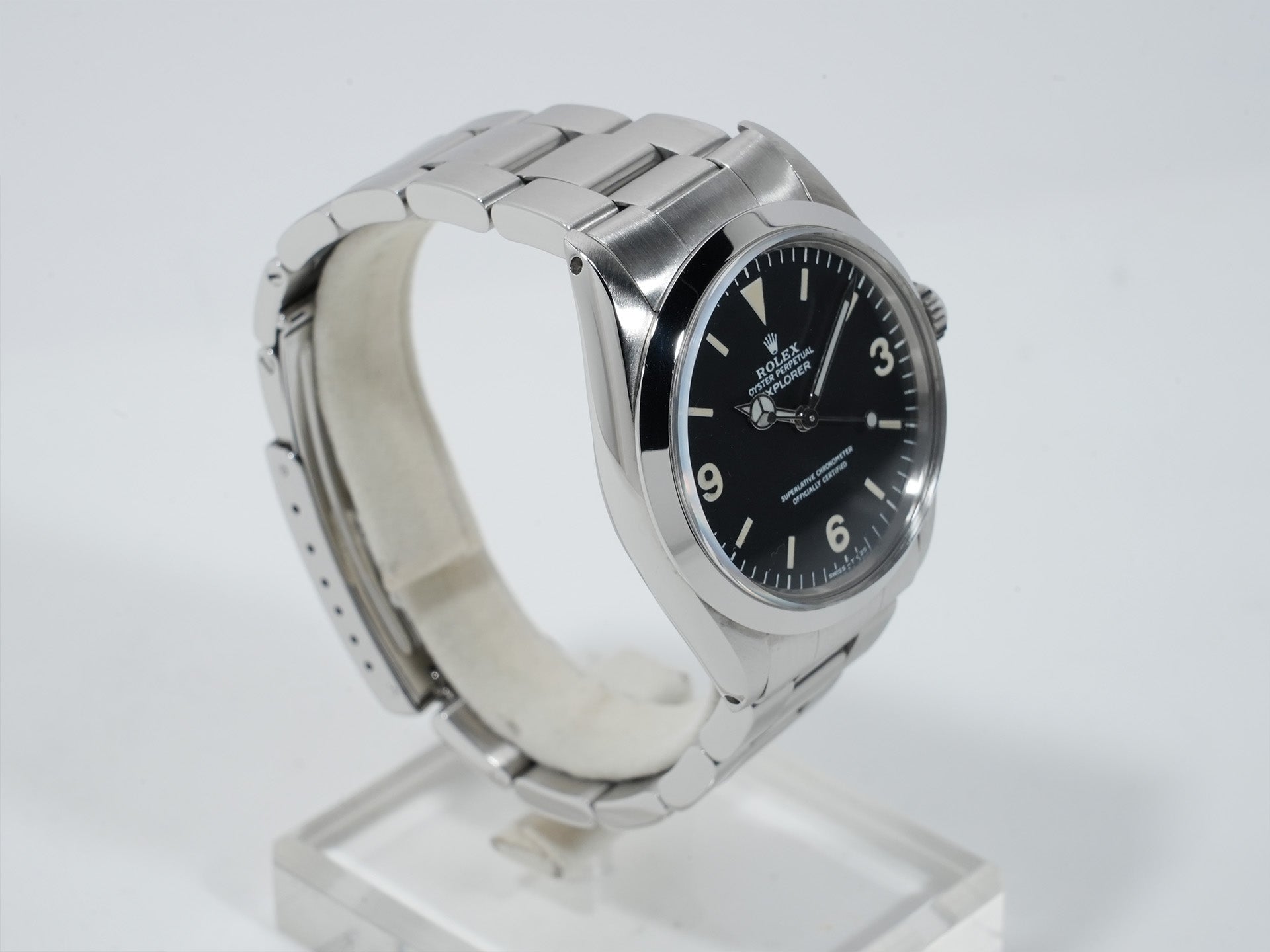 ロレックス エクスプローラーI Ref.1016 ステンレススチール ブラック文字盤 中古 as8kr9fg