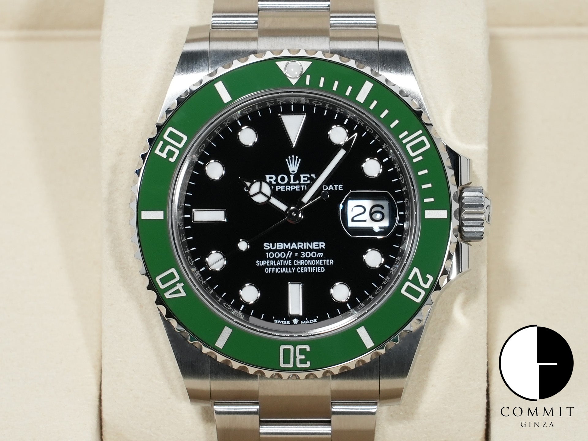 ロレックス サブマリーナー デイト Ref.126610LV ステンレススチール ブラック文字盤 未使用 tym8navm