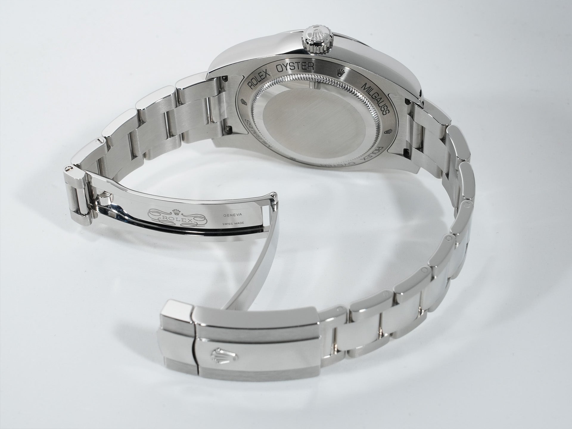 ロレックス ミルガウス Ref.116400GV ステンレススチール Zブルー文字盤 美中古 7ybr4dtu